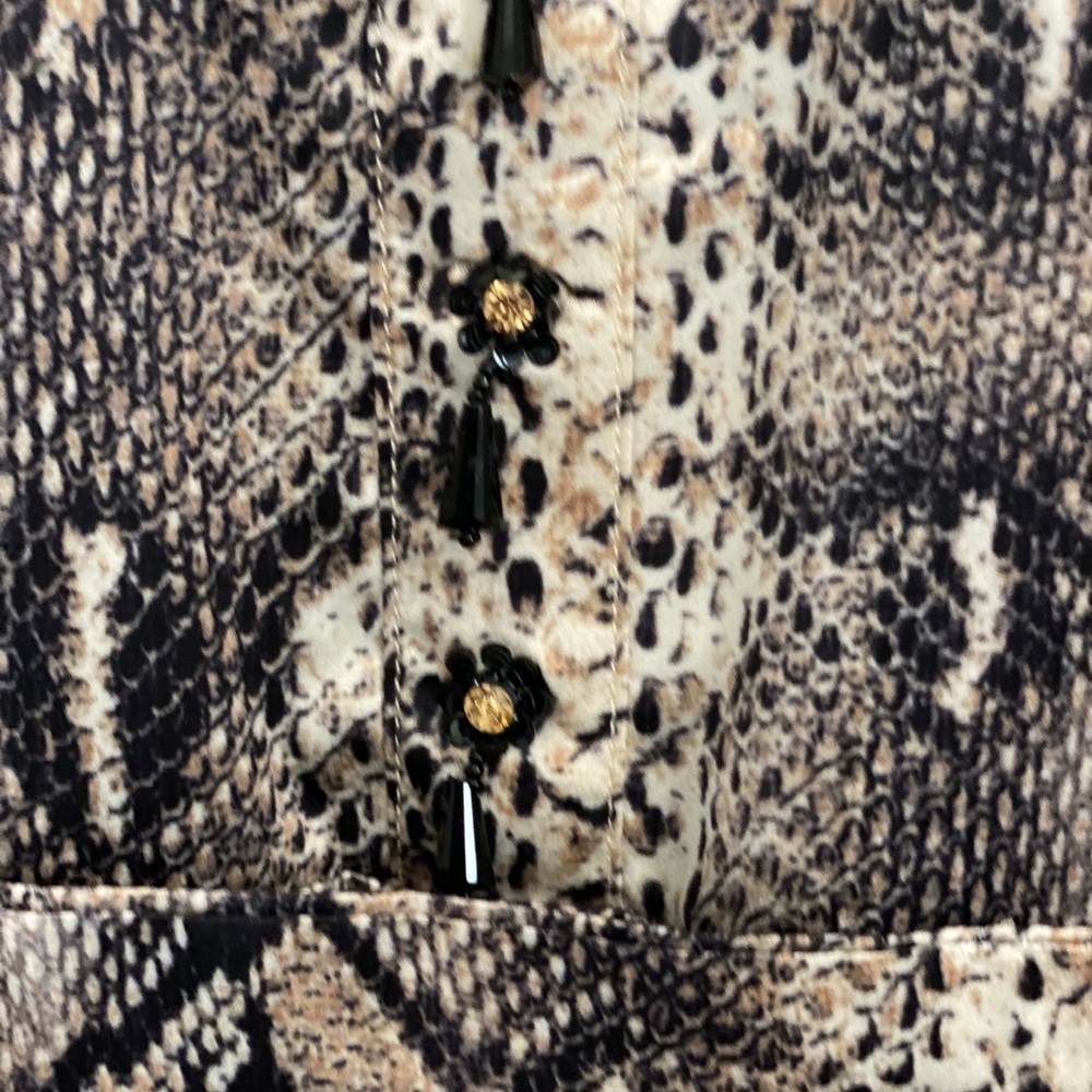 Snake print midi dress - Picture 5 of 11